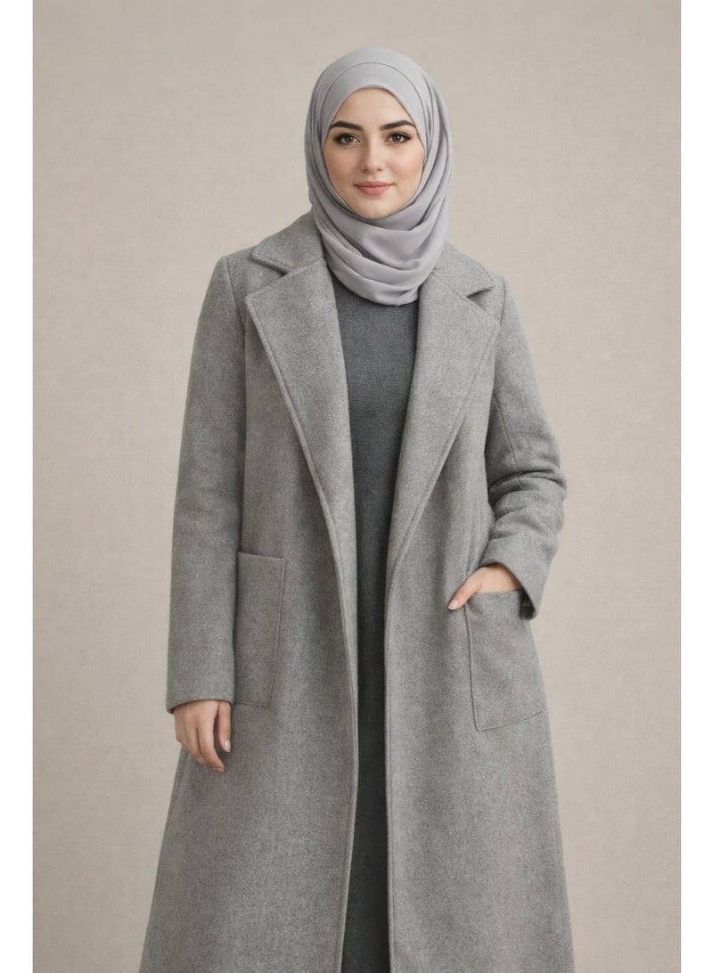 Master Jeans WOMEN LONG WOOL COAT - Image 2